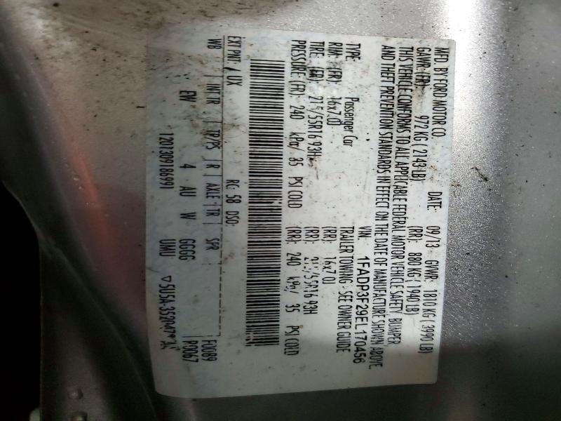 Aukcja sprzedaży 2014 Ford Focus, vin: 1FADP3F29EL170456, numer aukcji: 55690526