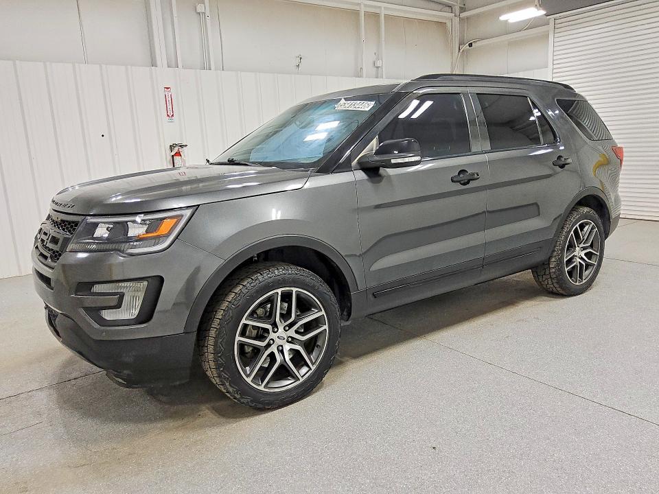 55413446 :رقم المزاد ، 1FM5K8GT4HGA35024 vin ، 2017 Ford Explorer مزاد بيع