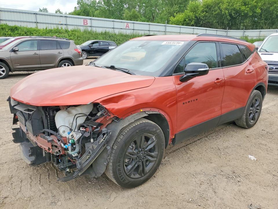 2021 Chevrolet Blazer მანქანა იყიდება აუქციონზე, vin: 3GNKBCRS6MS515762, აუქციონის ნომერი: 55820286