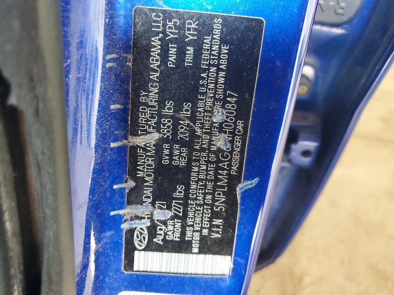 Продажа на аукционе авто 2022 Hyundai Elantra, vin: 5NPLM4AG6NH060847, номер лота: 58215256