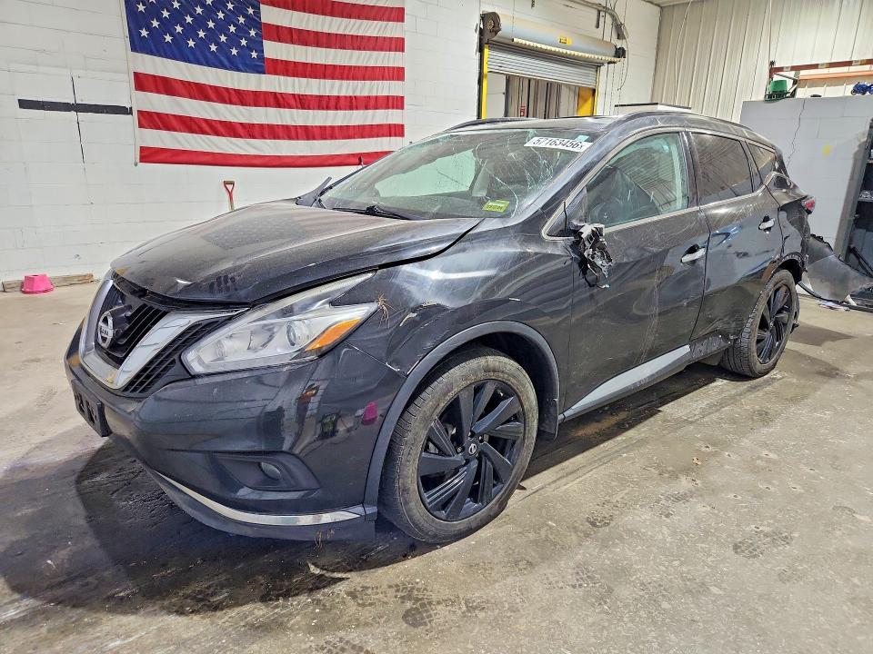 57163456 :رقم المزاد ، 5N1AZ2MH6HN183677 vin ، 2017 Nissan Murano مزاد بيع