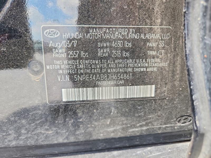 Продажа на аукционе авто 2018 Hyundai Sonata, vin: 5NPE34AB8JH634861, номер лота: 56095606