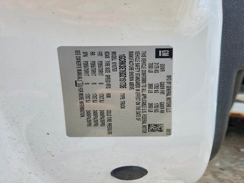 2013 Chevrolet Silverado მანქანა იყიდება აუქციონზე, vin: 1GCRKSE76DZ151736, აუქციონის ნომერი: 57312836