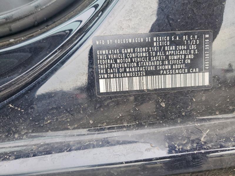 Aukcja sprzedaży 2024 Volkswagen Jetta, vin: 3VW7M7BU6RM032325, numer aukcji: 56259546
