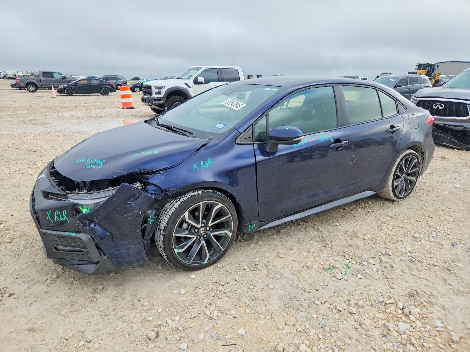 57543346 :رقم المزاد ، JTDS4MCE7MJ078593 vin ، 2021 Toyota Corolla مزاد بيع