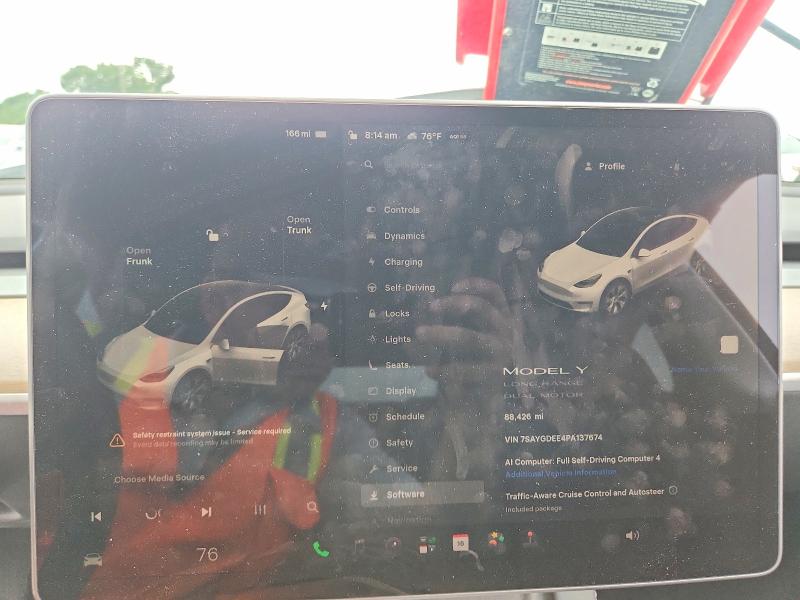 Aukcja sprzedaży 2023 Tesla Model Y, vin: 7SAYGDEE4PA137674, numer aukcji: 57629086