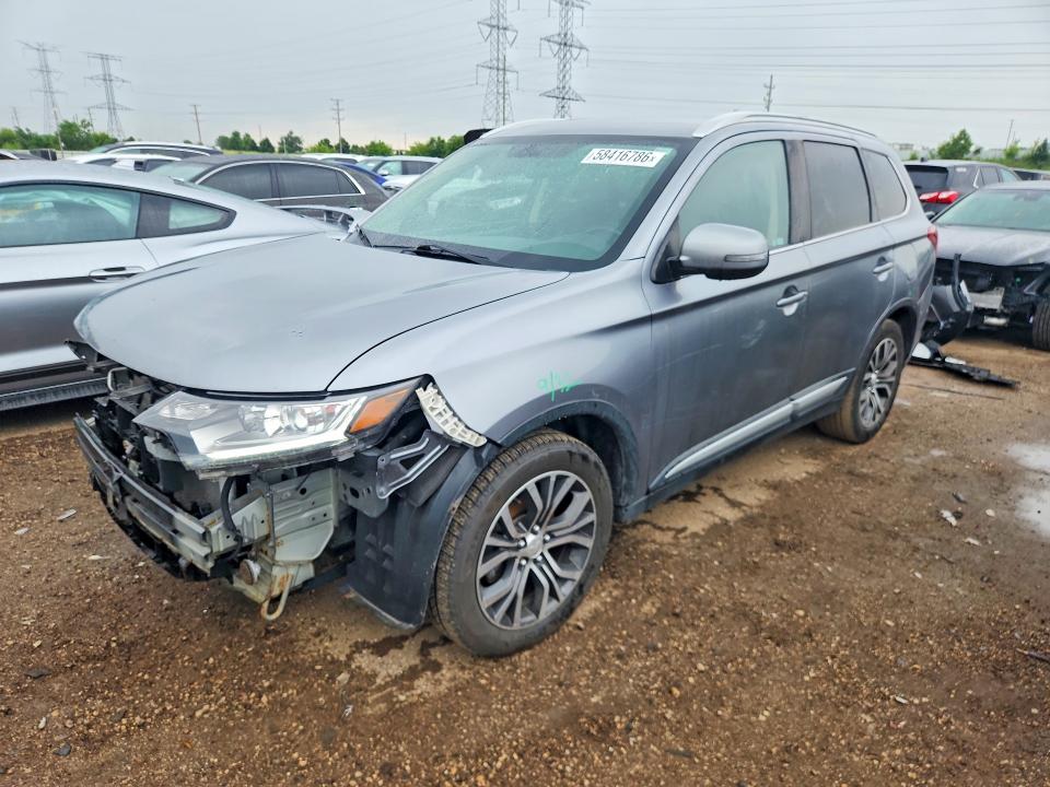 2018 Mitsubishi Outlander მანქანა იყიდება აუქციონზე, vin: JA4AZ3A39JZ039326, აუქციონის ნომერი: 58416786