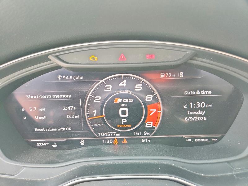 56123046 :رقم المزاد ، WA1C4AFY0J2158116 vin ، 2018 Audi Sq5 مزاد بيع