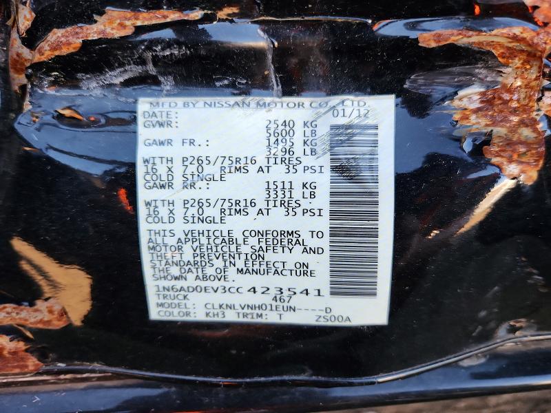 Продаж на аукціоні авто 2012 Nissan Frontier, vin: 1N6AD0EV3CC423541, номер лоту: 55023846