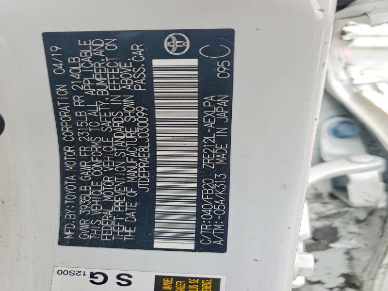 Aukcja sprzedaży 2020 Toyota Corolla, vin: JTDEPRAE8LJ030099, numer aukcji: 55943606