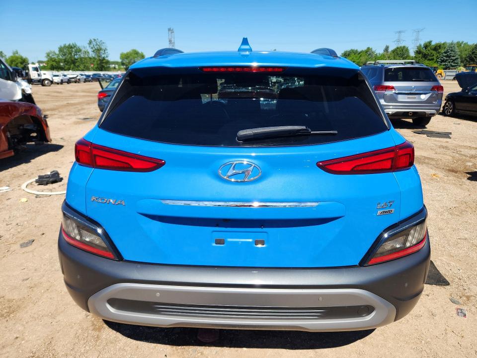 57074746 :رقم المزاد ، KM8K5CA36NU790811 vin ، 2022 Hyundai Kona مزاد بيع