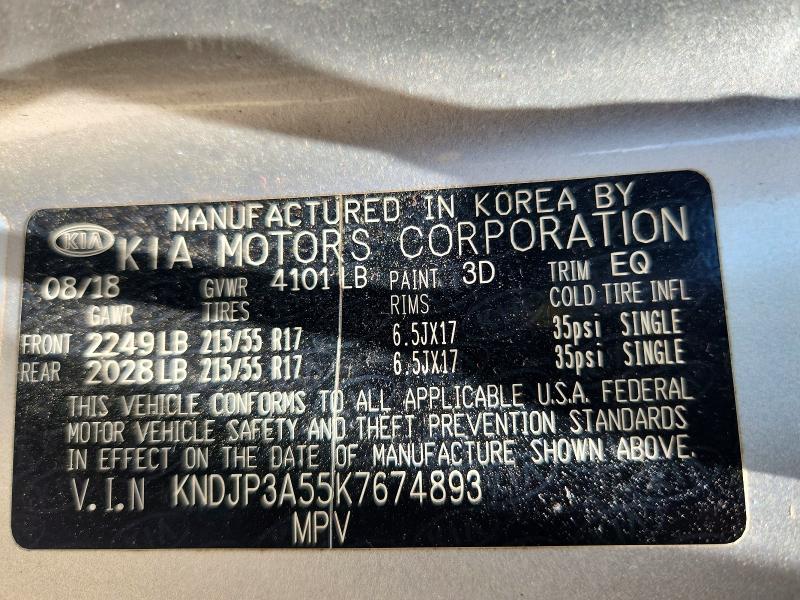 Aukcja sprzedaży 2019 Kia Soul, vin: KNDJP3A55K7674893, numer aukcji: 58230226