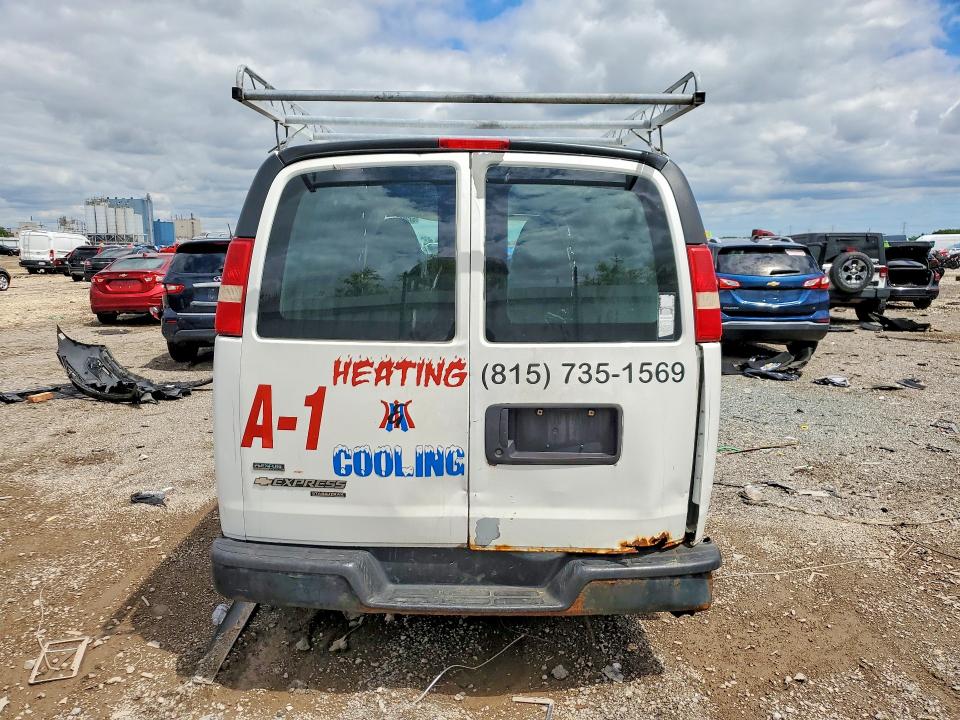 2012 Chevrolet Express 2500 მანქანა იყიდება აუქციონზე, vin: 1GCWGFFA2C1109809, აუქციონის ნომერი: 57202846