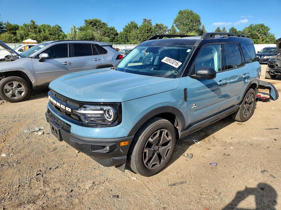 Aukcja sprzedaży 2022 Ford Bronco Sport, vin: 3FMCR9C67NRD48436, numer aukcji: 58953016