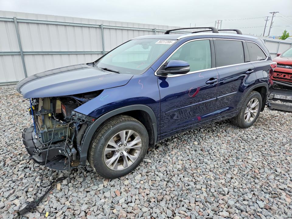 Auction sale of the 2015 Toyota Highlander, vin: 5TDJKRFH4FS130062, lot number: 56317396