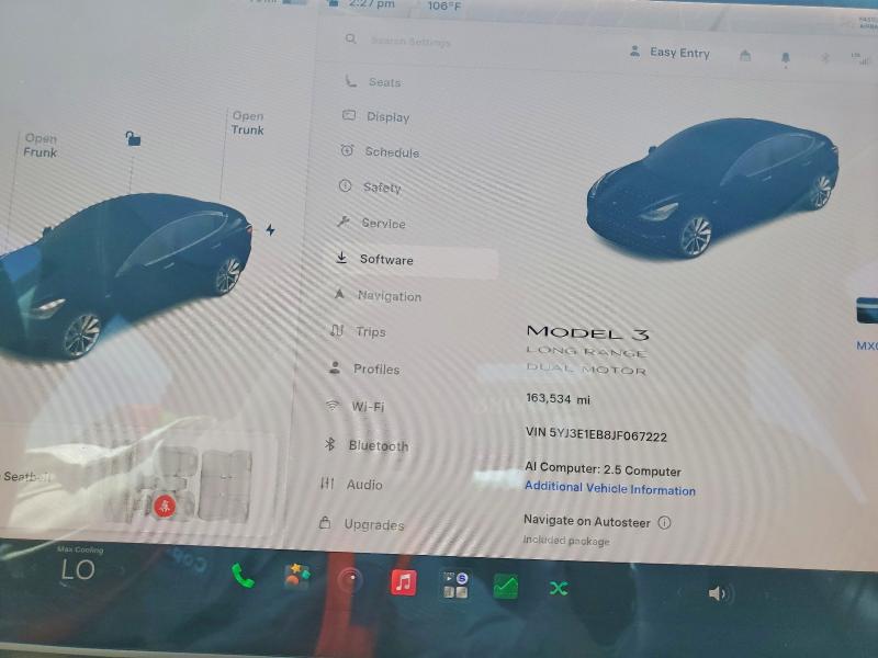 Aukcja sprzedaży 2018 Tesla Model 3, vin: 5YJ3E1EB8JF067222, numer aukcji: 57884216