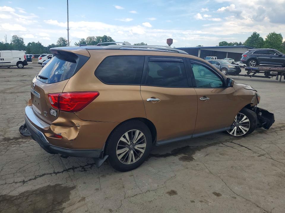 2017 Nissan Pathfinder მანქანა იყიდება აუქციონზე, vin: 5N1DR2MM0HC605979, აუქციონის ნომერი: 58555316