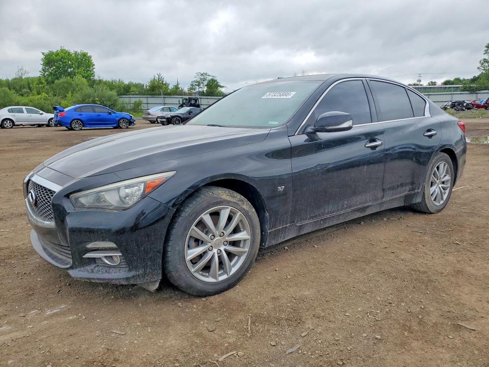 2015 Infiniti Q50 მანქანა იყიდება აუქციონზე, vin: JN1BV7ARXFM392702, აუქციონის ნომერი: 57325886