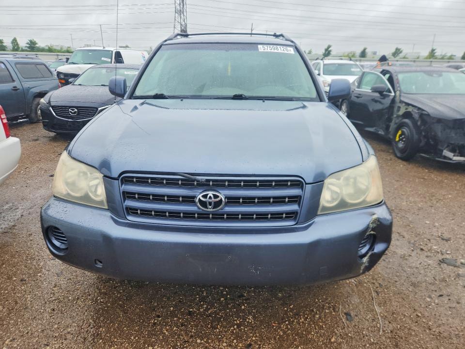 57598126 :رقم المزاد ، JTEHD21A510001667 vin ، 2001 Toyota Highlander مزاد بيع