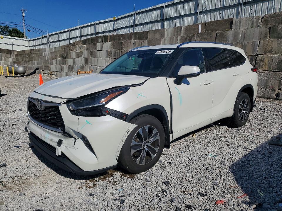 Auction sale of the 2021 Toyota Highlander, vin: 5TDHZRBH0MS552567, lot number: 55898926