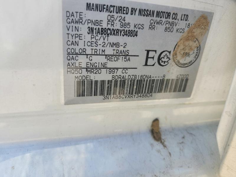 Продажа на аукционе авто 2024 Nissan Sentra, vin: 3N1AB8CVXRY348804, номер лота: 58366076