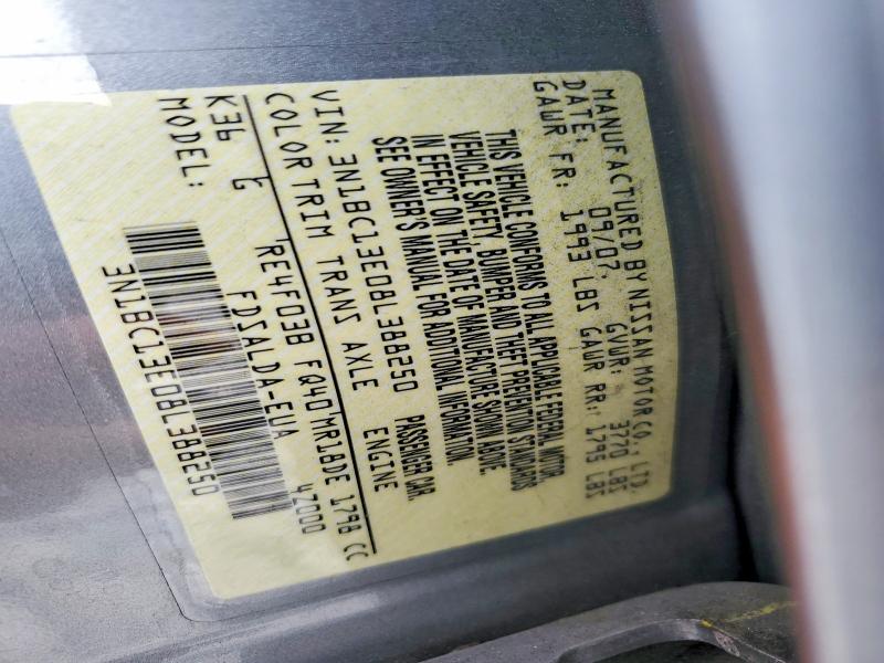 Aukcja sprzedaży 2008 Nissan Versa, vin: 3N1BC13E08L388250, numer aukcji: 56804866
