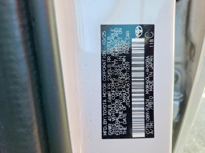 Aukcja sprzedaży 2026 Toyota Prius, vin: JTDACAAU6T3071239, numer aukcji: 57597146