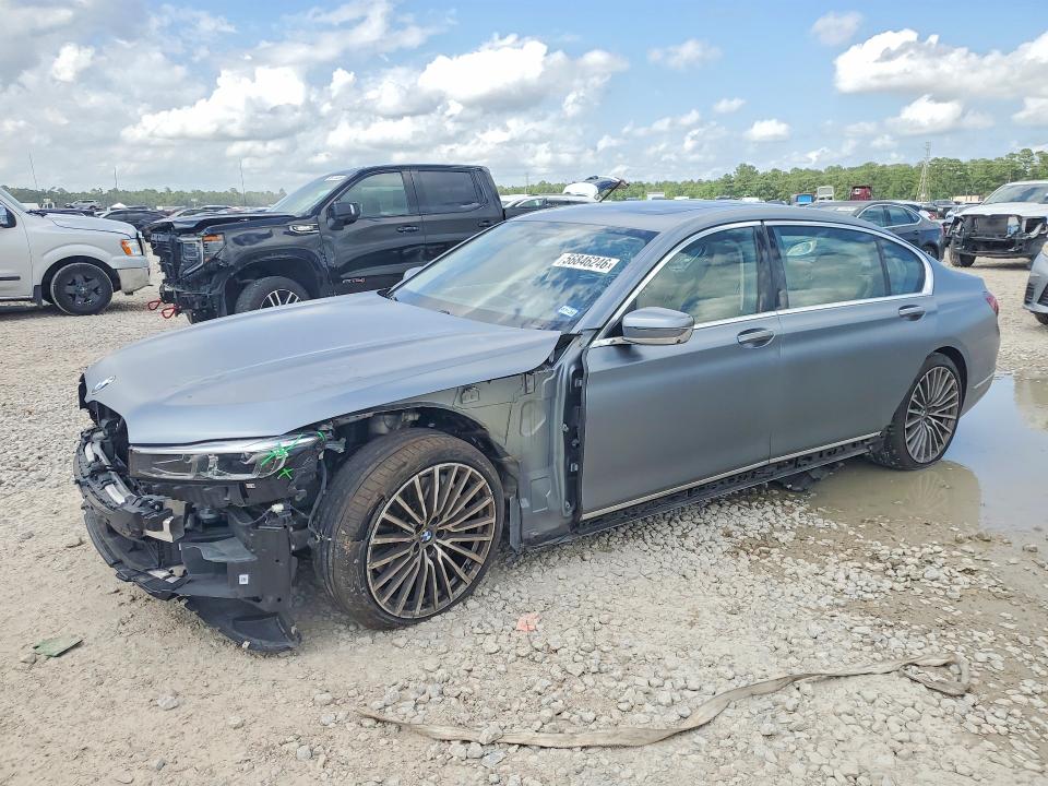 2022 Bmw 750 მანქანა იყიდება აუქციონზე, vin: WBA7U2C00NCK71802, აუქციონის ნომერი: 56846246