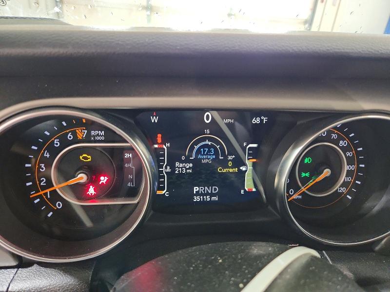 2020 Jeep Wrangler Unlimited მანქანა იყიდება აუქციონზე, vin: 1C4HJXDG1LW287317, აუქციონის ნომერი: 57027886