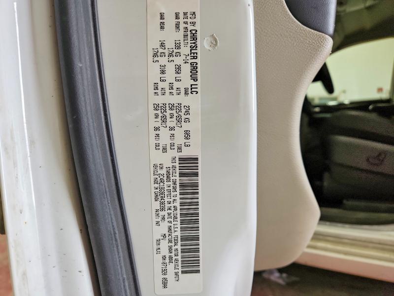 Продаж на аукціоні авто 2014 Chrysler Town & Country, vin: 2C4RC1BG9ER438396, номер лоту: 57340696