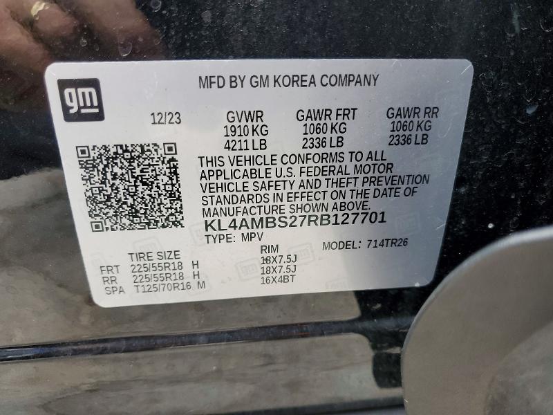 Aukcja sprzedaży 2024 Buick Encore Gx, vin: KL4AMBS27RB127701, numer aukcji: 57476276