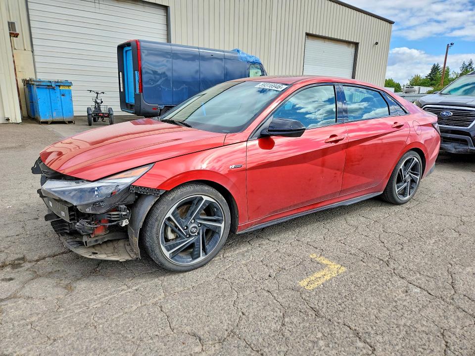 2022 Hyundai Elantra მანქანა იყიდება აუქციონზე, vin: KMHLR4AF7NU327021, აუქციონის ნომერი: 59316946