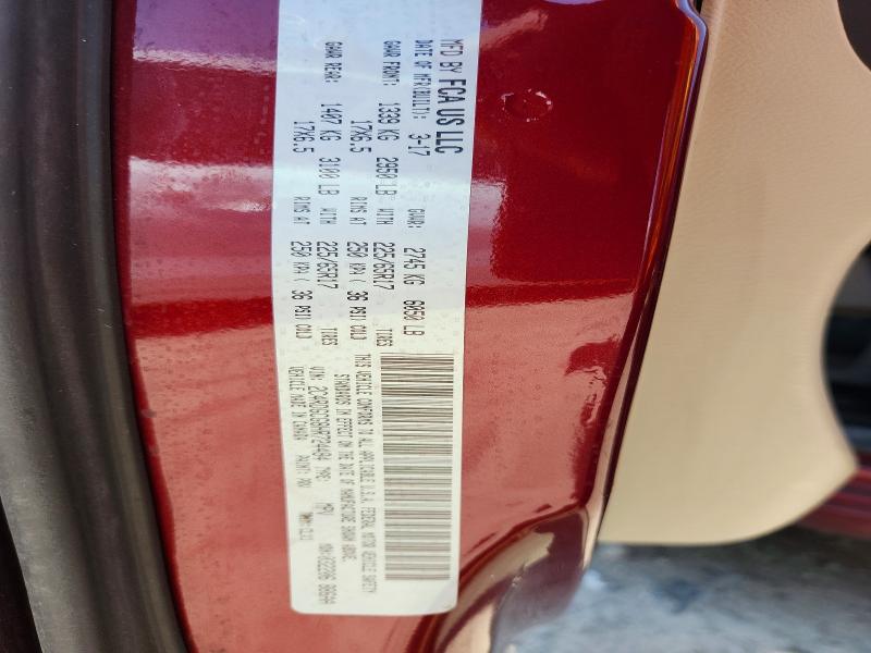 58929956 :رقم المزاد ، 2C4RDGCG8HR724484 vin ، 2017 Dodge Grand Caravan مزاد بيع