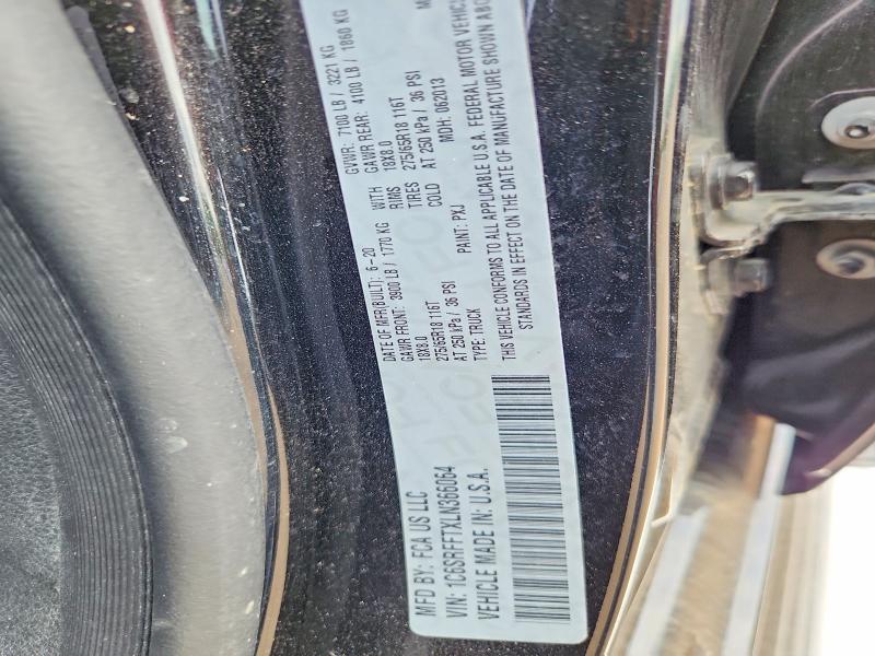 Продажа на аукционе авто 2020 Ram 1500, vin: 1C6SRFFTXLN366064, номер лота: 56672196