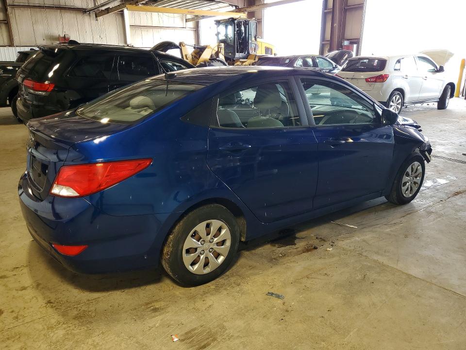 58775076 :رقم المزاد ، KMHCT4AE4HU268197 vin ، 2017 Hyundai Accent مزاد بيع