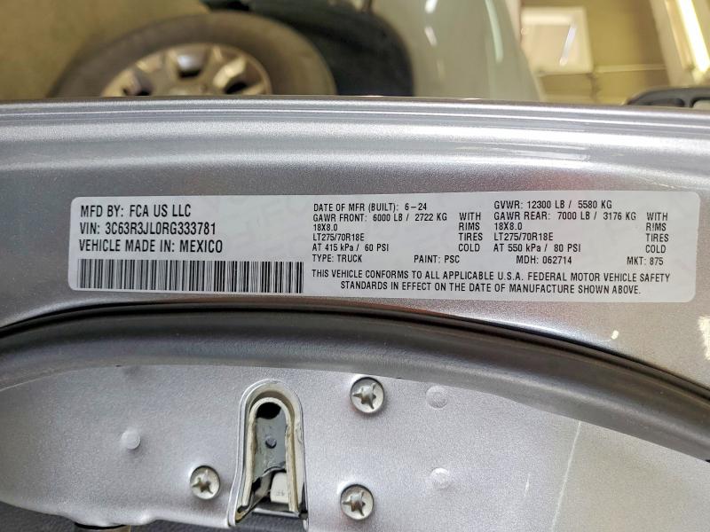 Продаж на аукціоні авто 2024 Ram 3500, vin: 3C63R3JL0RG333781, номер лоту: 58394426