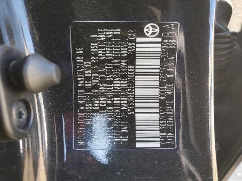 Продаж на аукціоні авто 2014 Toyota Corolla, vin: 5YFBURHE2EP010088, номер лоту: 57223016