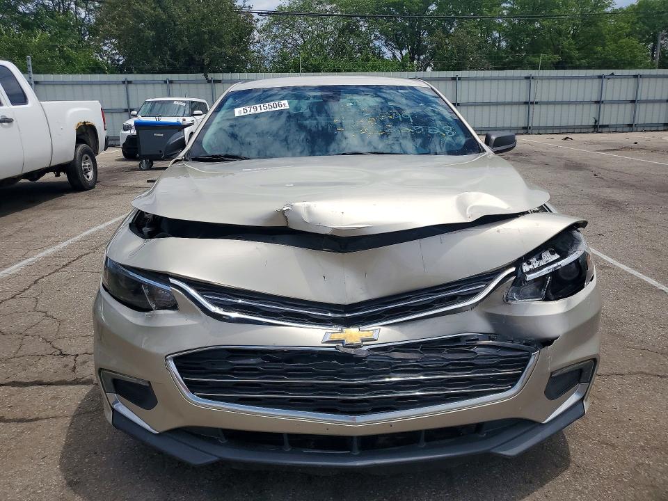 57915506 :رقم المزاد ، 1G1ZE5ST2GF227798 vin ، 2016 Chevrolet Malibu مزاد بيع