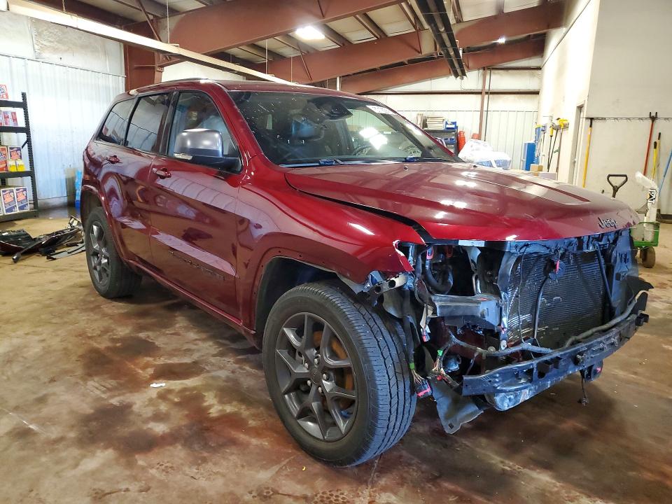 57122976 :رقم المزاد ، 1C4RJFBG0MC527123 vin ، 2021 Jeep Grand Cherokee مزاد بيع