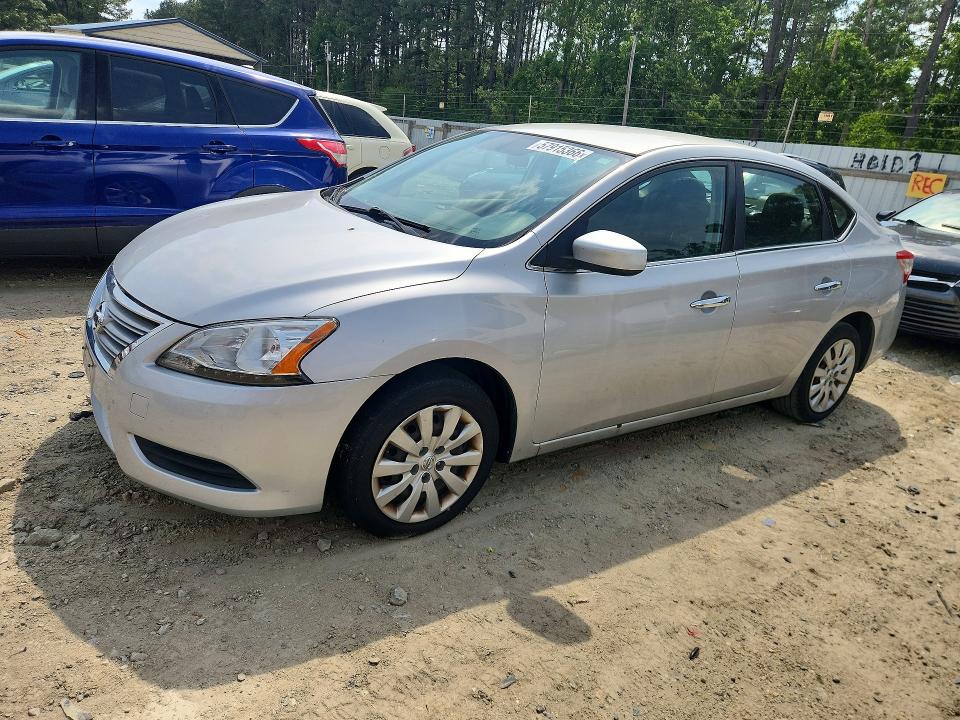 2015 Nissan Sentra მანქანა იყიდება აუქციონზე, vin: 3N1AB7AP7FL643396, აუქციონის ნომერი: 57915366