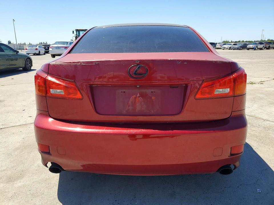 56286246 :رقم المزاد ، JTHBK262362012789 vin ، 2006 Lexus Is مزاد بيع