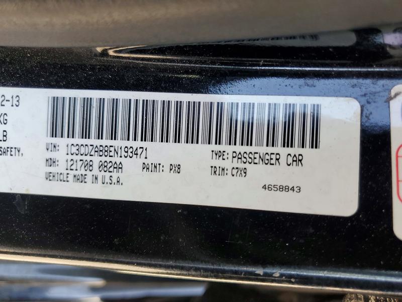 Aukcja sprzedaży 2014 Dodge Avenger, vin: 1C3CDZAB8EN193471, numer aukcji: 58629616