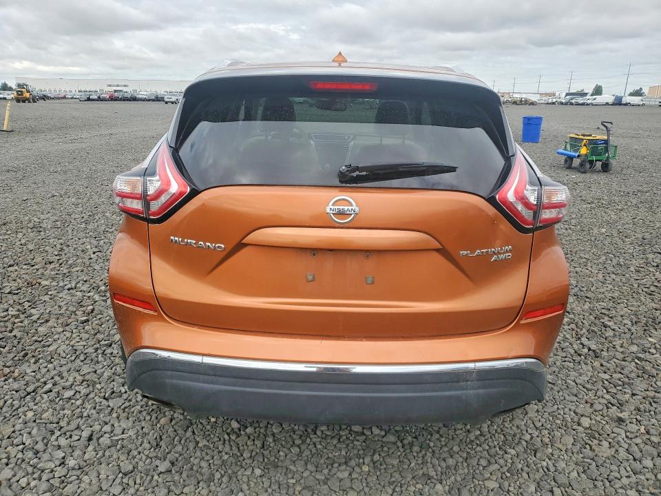 Продажа на аукционе авто 2016 Nissan Murano, vin: 5N1AZ2MH7GN125396, номер лота: 58479406
