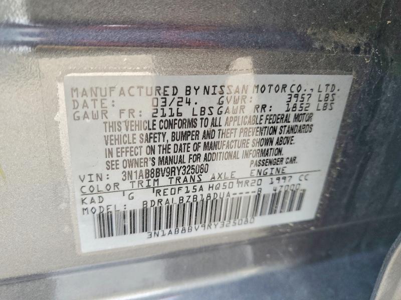 Продаж на аукціоні авто 2024 Nissan Sentra, vin: 3N1AB8BV9RY325080, номер лоту: 56462616