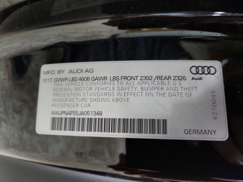 Продажа на аукционе авто 2018 Audi A5, vin: WAUPNAF55JA051348, номер лота: 56992866