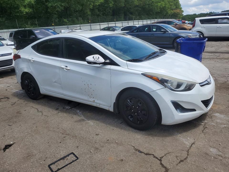 2016 Hyundai Elantra მანქანა იყიდება აუქციონზე, vin: 5NPDH4AE4GH720541, აუქციონის ნომერი: 57711376
