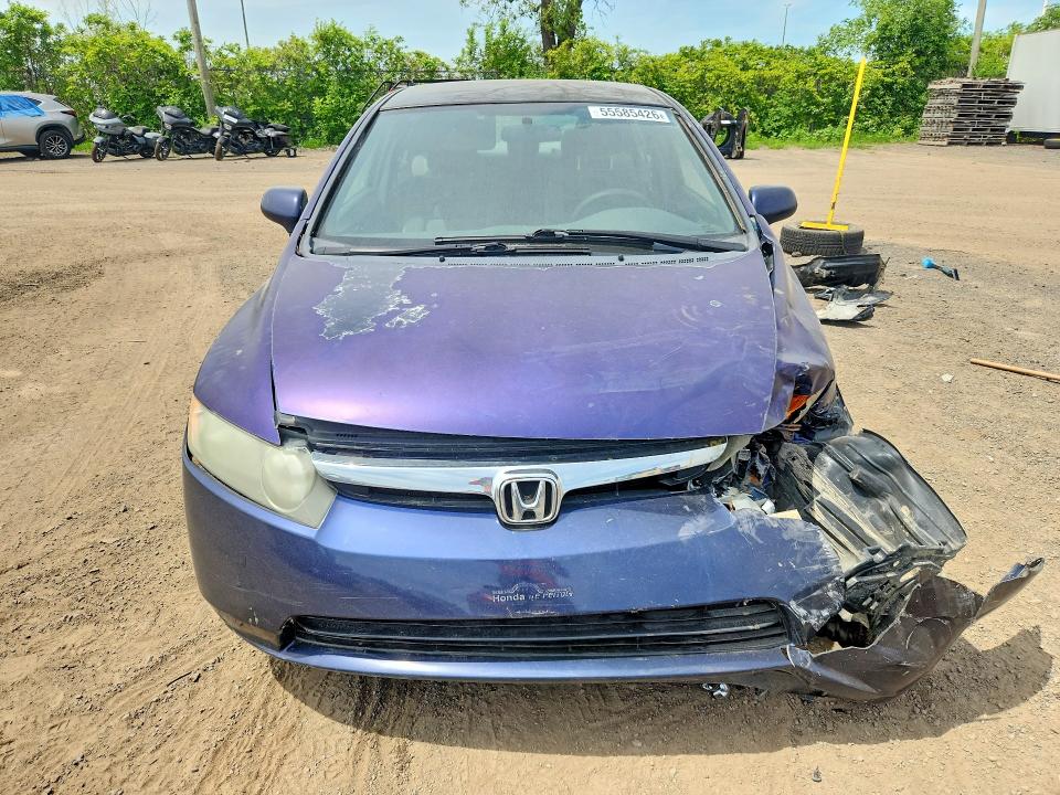 55585426 :رقم المزاد ، 2HGFA16517H021334 vin ، 2007 Honda Civic مزاد بيع