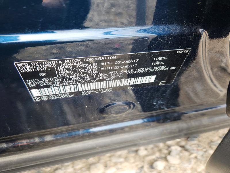 Aukcja sprzedaży 2018 Toyota Rav4, vin: JTMBFREV9JJ259422, numer aukcji: 56819216