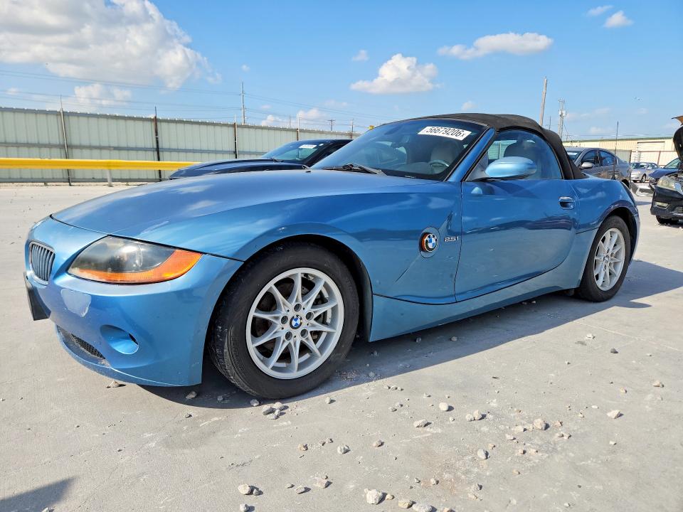 56679206 :رقم المزاد ، 4USBT33514LS52914 vin ، 2004 Bmw Z4 مزاد بيع