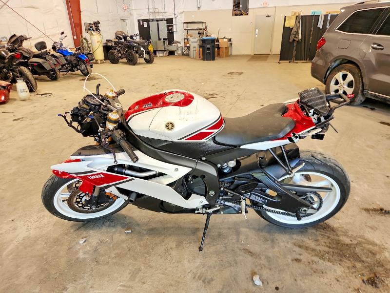 58394476 :رقم المزاد ، JYARJ16E8CA027003 vin ، 2012 Yamaha Yzfr6 مزاد بيع
